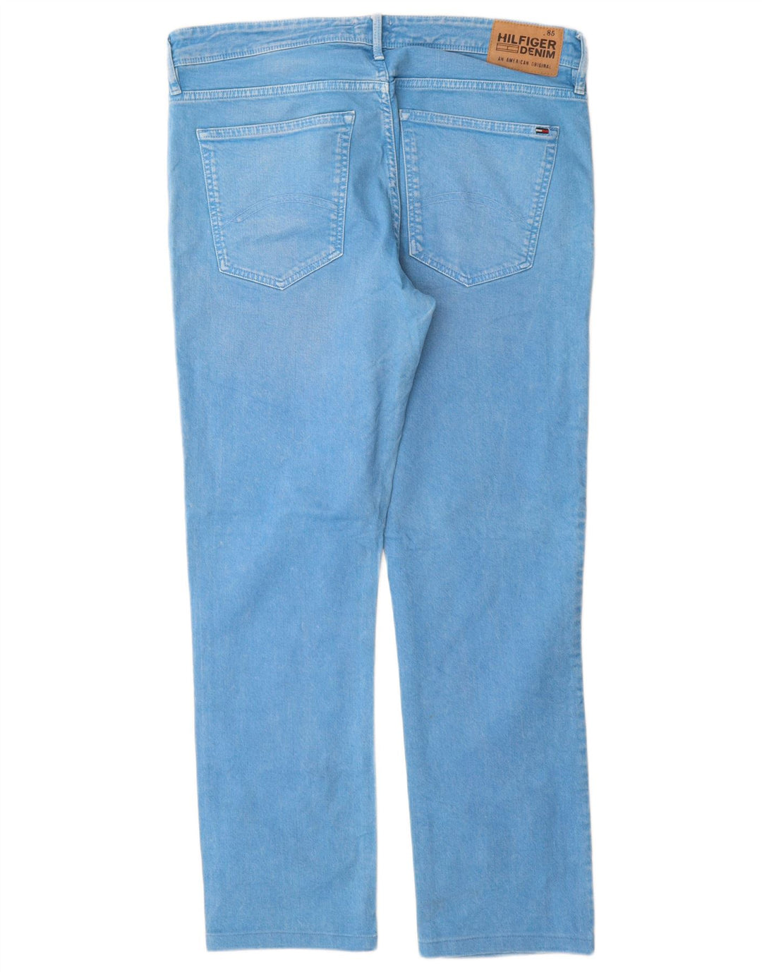 Tommy Hilfiger Mens Straight Jeans W36 L30 Blue Cotton