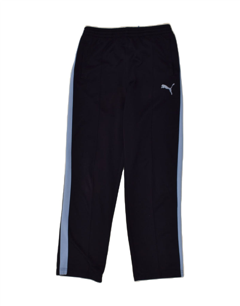 PUMA Boys Tracksuit Trousers 14-15 Years Navy Blue Polyester | Vintage Puma | Thrift | Second-Hand Puma | Used Clothing | Messina Hembry 