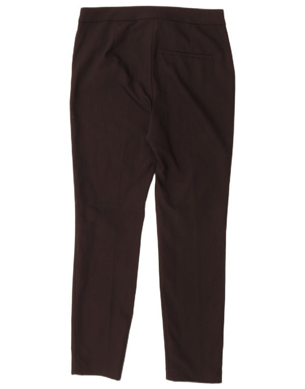 Zara Womens Skinny Chino Trousers EU 40 Medium W30 L27 Black Cotton