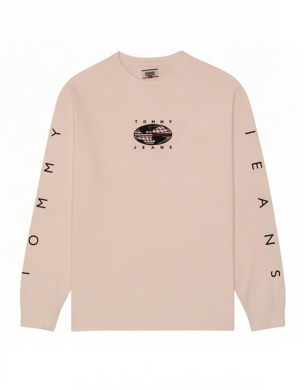 Tommy Hilfiger Mens Graphic Top Long Sleeve XL White Cotton