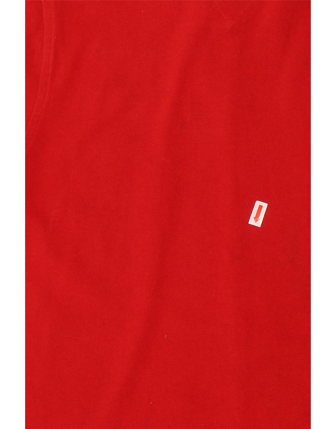 TOMMY HILFIGER Boys Graphic Polo Shirt 6-7 Years Red Cotton