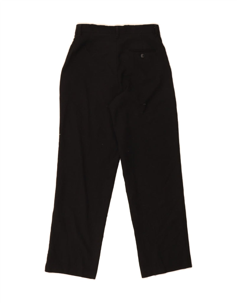CHAPS Boys Straight Chino Trousers 13-14 Years W26 L28 Black Polyester Vintage Chaps and Second-Hand Chaps from Messina Hembry 