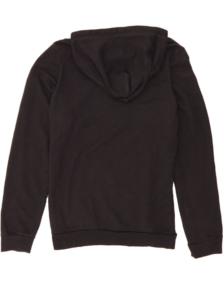 ADIDAS Mens Graphic Zip Hoodie Sweater Medium Black Cotton Vintage Adidas and Second-Hand Adidas from Messina Hembry 