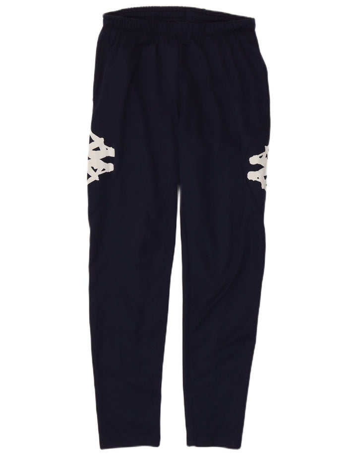 Kappa Mens Graphic Tracksuit Trousers Small  Navy Blue