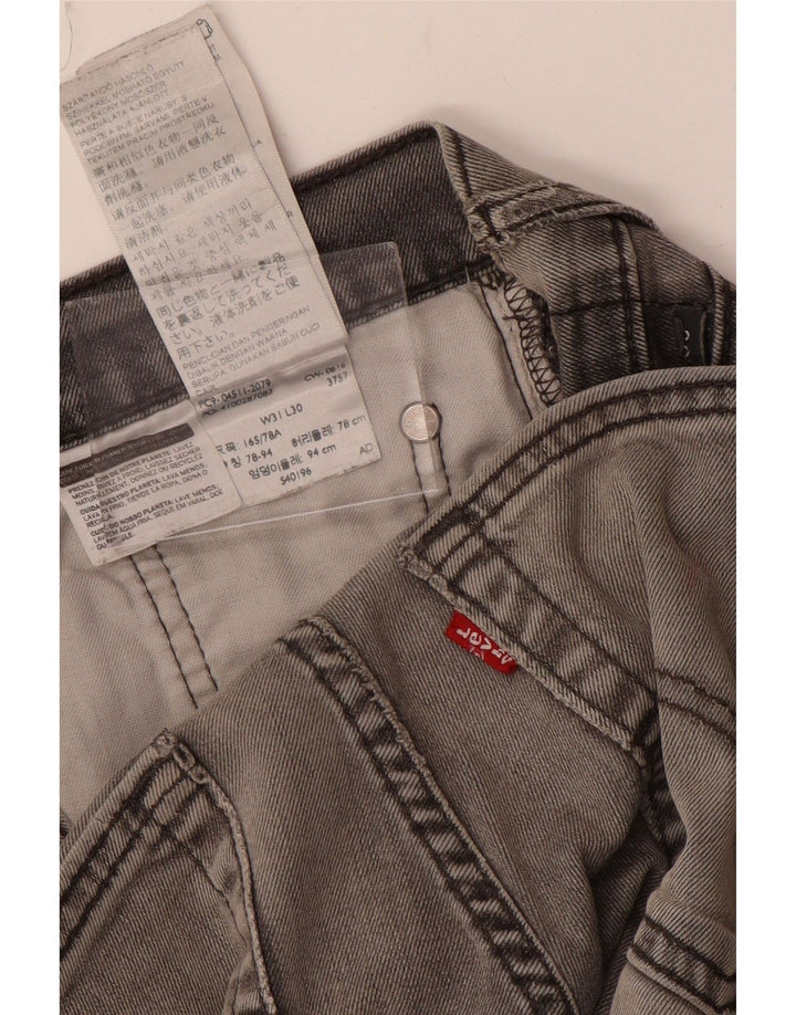 Levi's Mens 511 Slim Jeans W31 L30 Grey Cotton