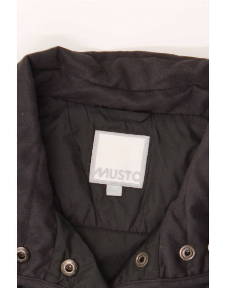Musto Womens Quilted Gilet UK 10 Small Black Polyester