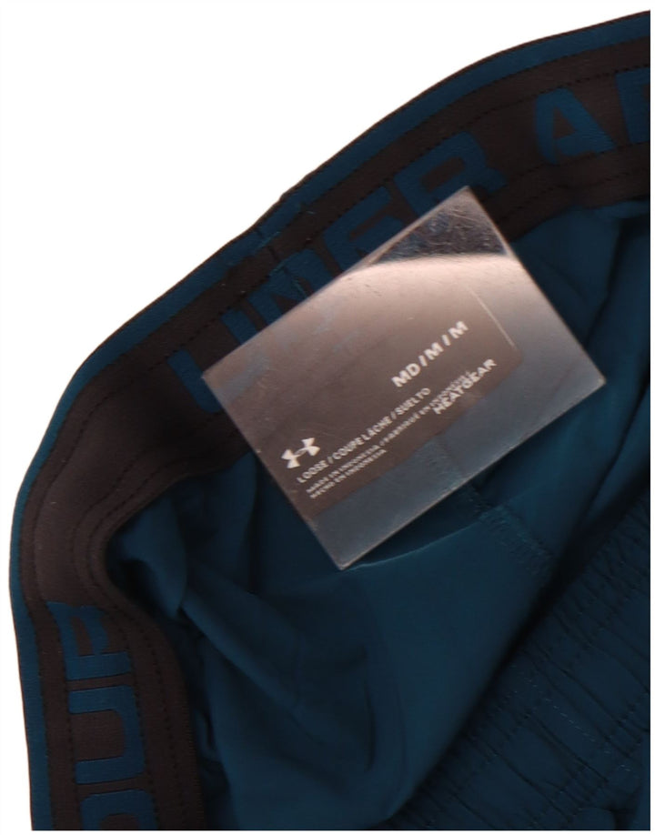 Under Armour Mens Heat Gear Sport Shorts Medium Green Geometric