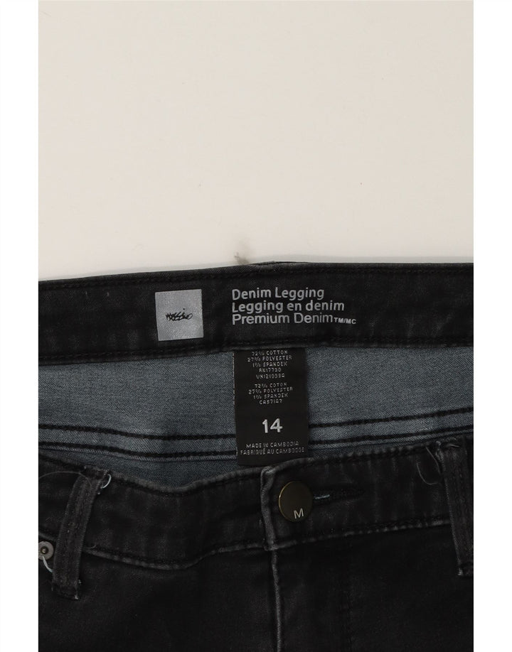 MOSSIMO Womens Jegging Jeans US 14 XL W36 L30 Black Cotton Vintage Mossimo and Second-Hand Mossimo from Messina Hembry 