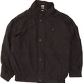 CANADA Mens Bomber Jacket UK 42 XL Black Polyester Vintage Canada and Second-Hand Canada from Messina Hembry 