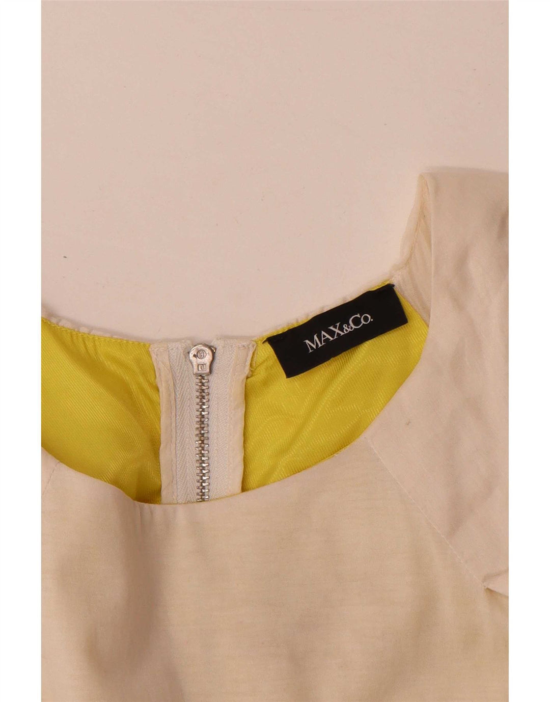 Max&Co. Womens Blouse Top UK 12 Medium Off White