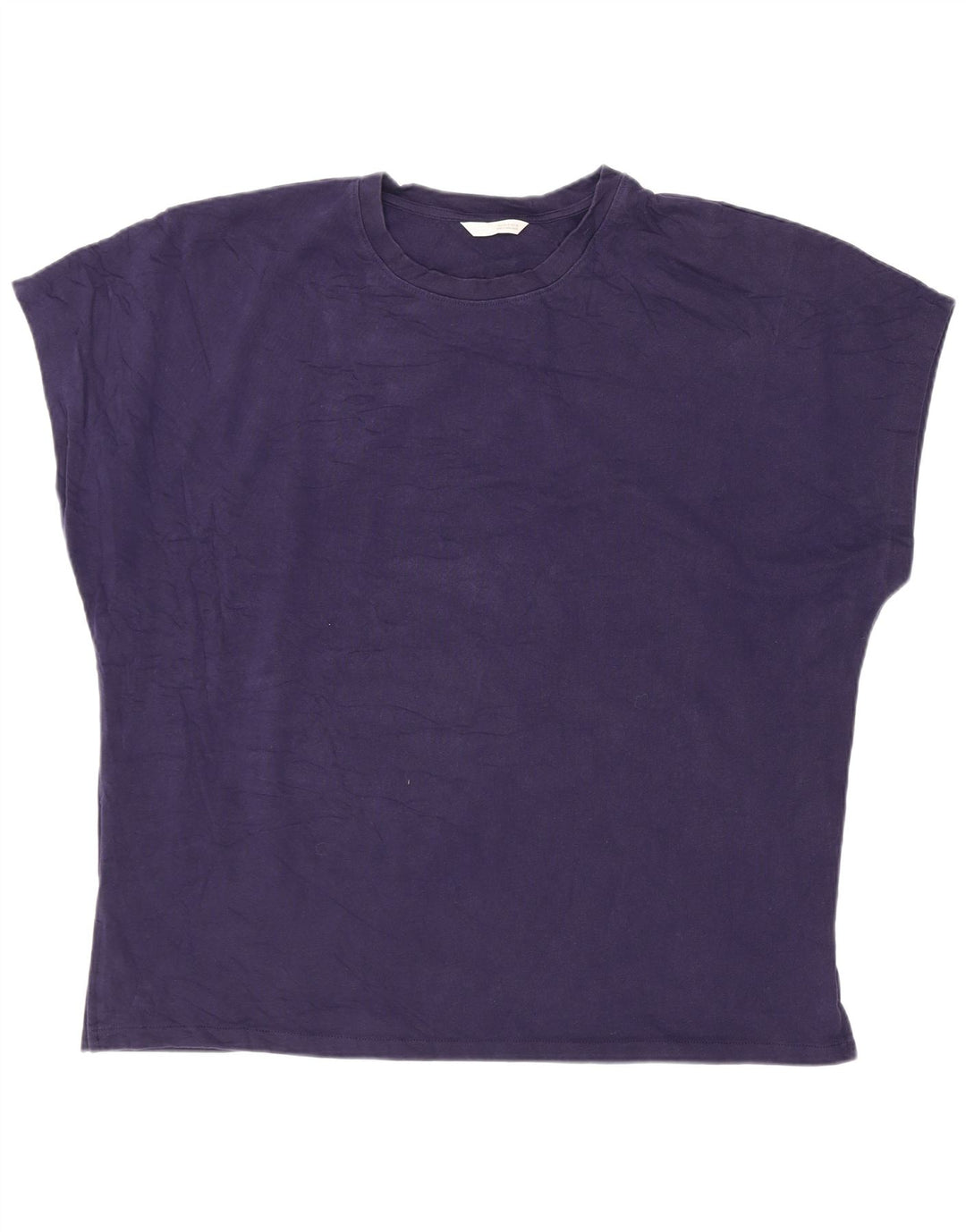 Zara Womens T-Shirt Top UK 18 XL Navy Blue