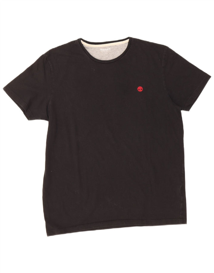Timberland Mens Slim Fit T-Shirt Top Medium Black