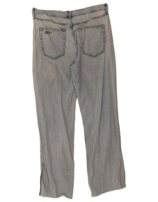 Gap Womens Distressed Mid Rise Loose Jeans W31 L29 Blue Cotton 90s