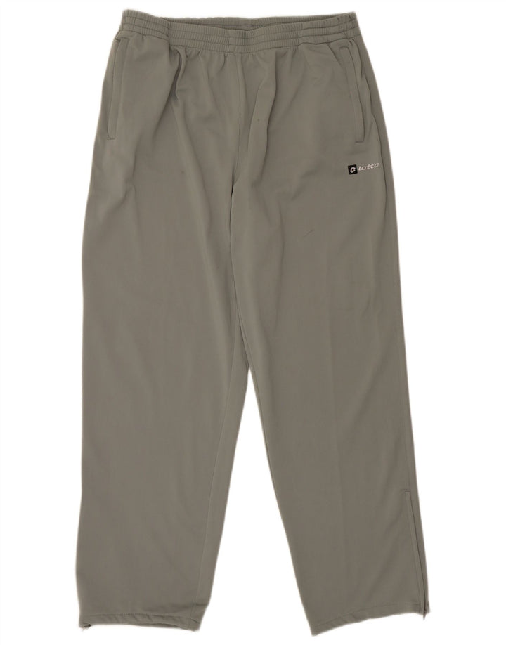 Lotto Mens Tracksuit Trousers UK 44/46 2XL  Grey Polyester