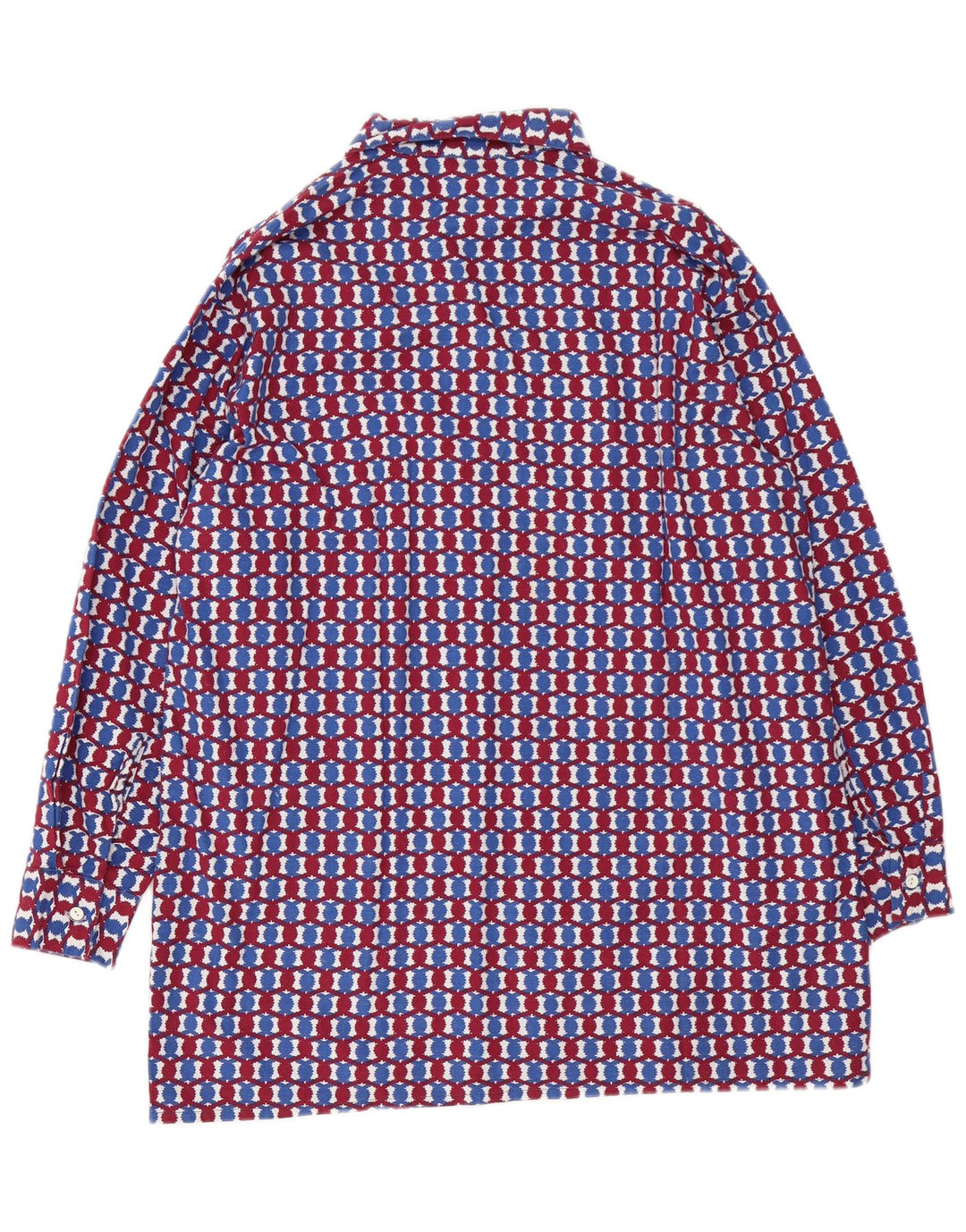 Vintage Mens Shirt Large Multicoloured Geometric