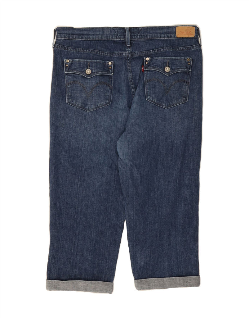 LEVI'S Womens Capri Jeans US 14 XL W34 L20 Blue Cotton Vintage Levi's and Second-Hand Levi's from Messina Hembry 