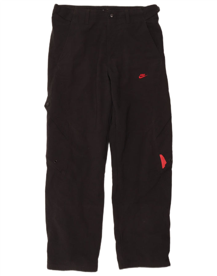 Nike Mens Cargo Trousers Medium W34 L30 Black Polyester