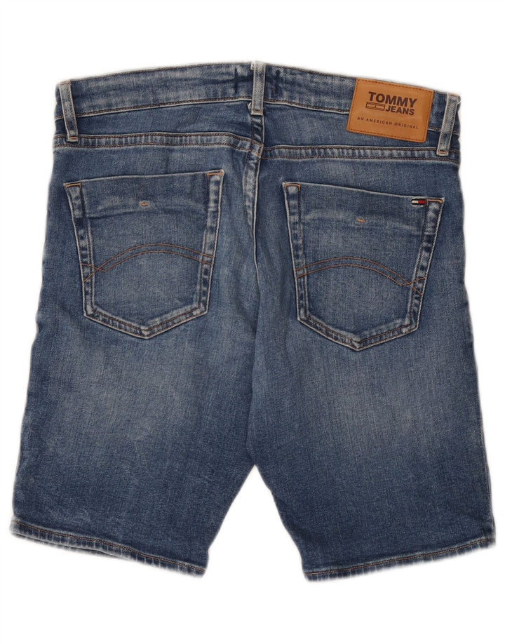 Tommy Hilfiger Mens Scanton Slim Denim Shorts W32 Medium Blue Cotton