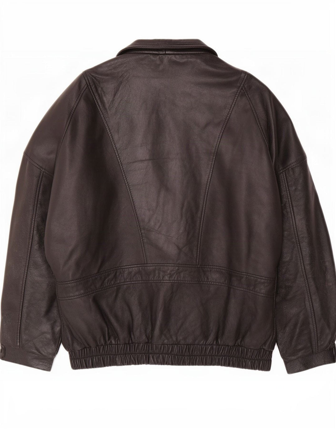 Vintage Mens Leather Jacket EU 50 Large Black