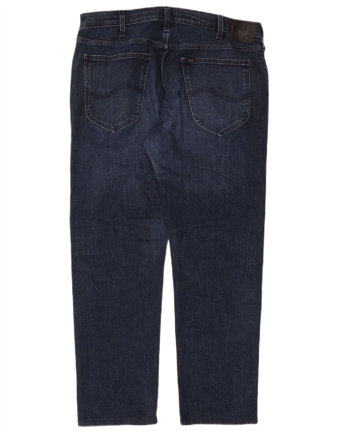 Lee Mens Straight Jeans W36 L32 Blue Cotton