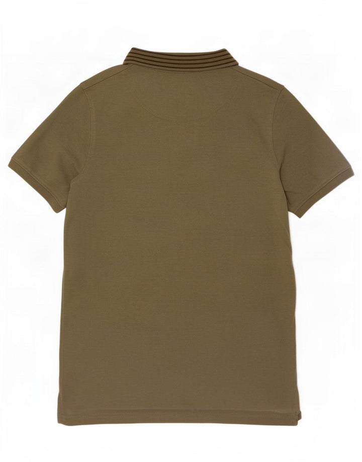 Lyle & Scott Boys Polo Shirt 14-15 Years Khaki Cotton