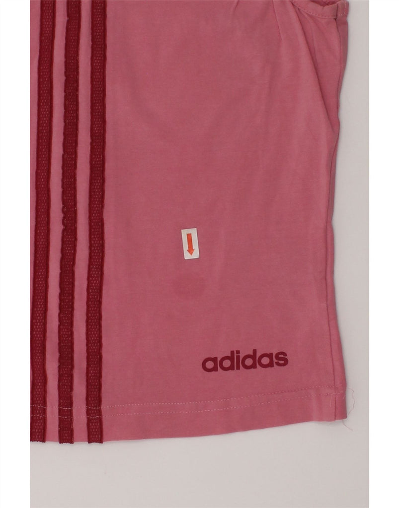 ADIDAS Girls Vest Top 11-12 Years Pink Cotton | Vintage Adidas | Thrift | Second-Hand Adidas | Used Clothing | Messina Hembry 