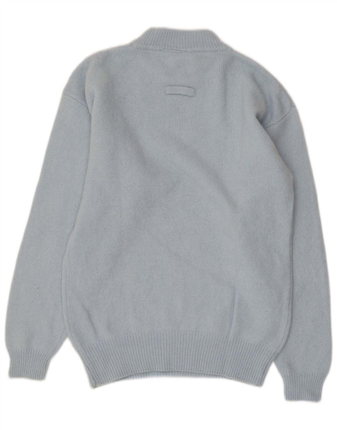 QUEEN OF SABA Womens Turtle Neck Jumper Sweater UK 14 Medium Blue