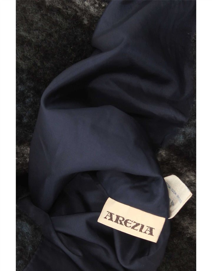 Arezia Womens Double Breasted Coat IT 42 Medium Multicoloured Striped