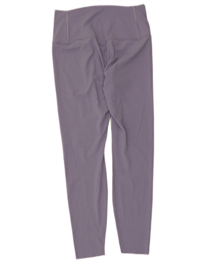 Nike Womens Dri Fit Leggings UK 12 Medium Purple