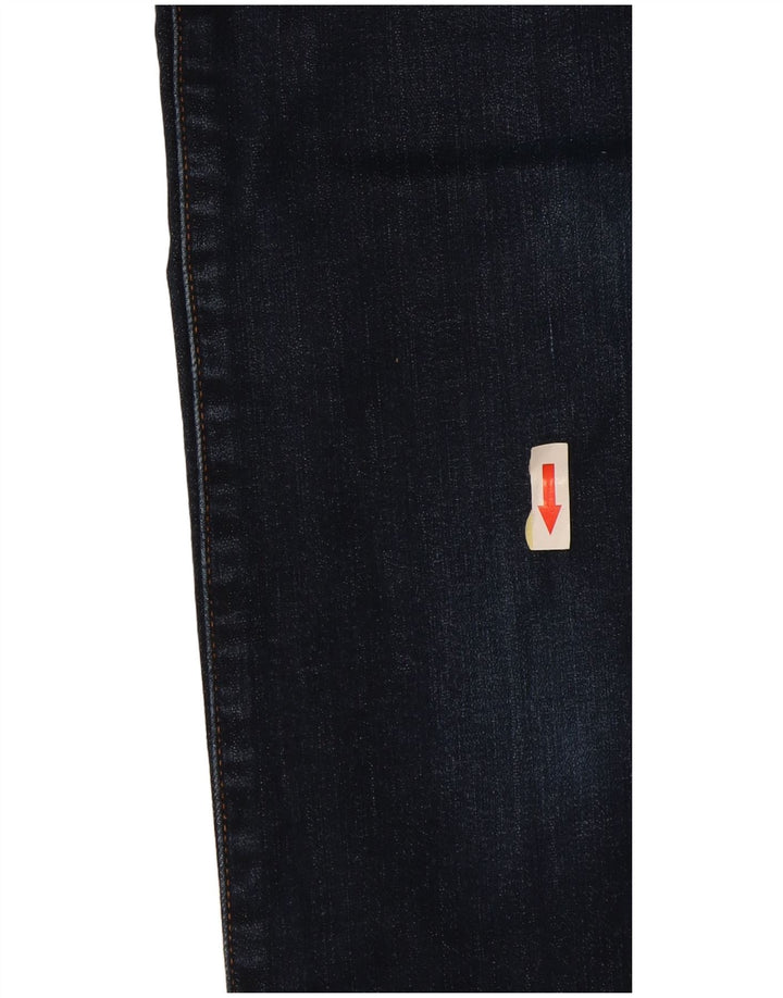 Diesel Womens Straight Jeans W27 L32 Navy Blue Cotton