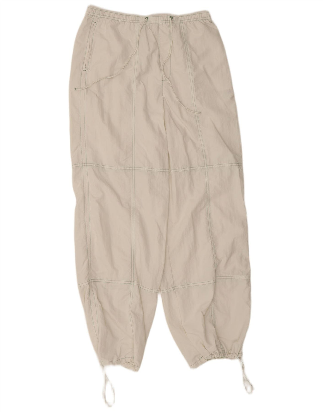 Zara Womens Joggers Casual Trousers Small W26 L28 White Polyamide