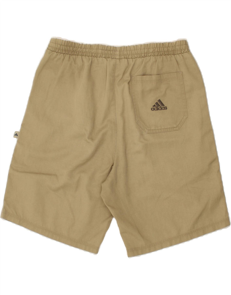 ADIDAS Mens Sport Shorts Medium Khaki Polyester Vintage Adidas and Second-Hand Adidas from Messina Hembry 