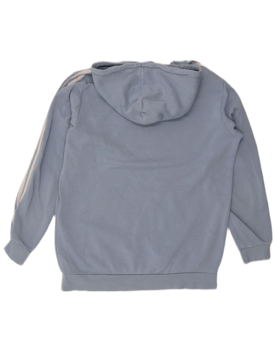 Adidas Mens Hoodie Jumper Large Blue Cotton