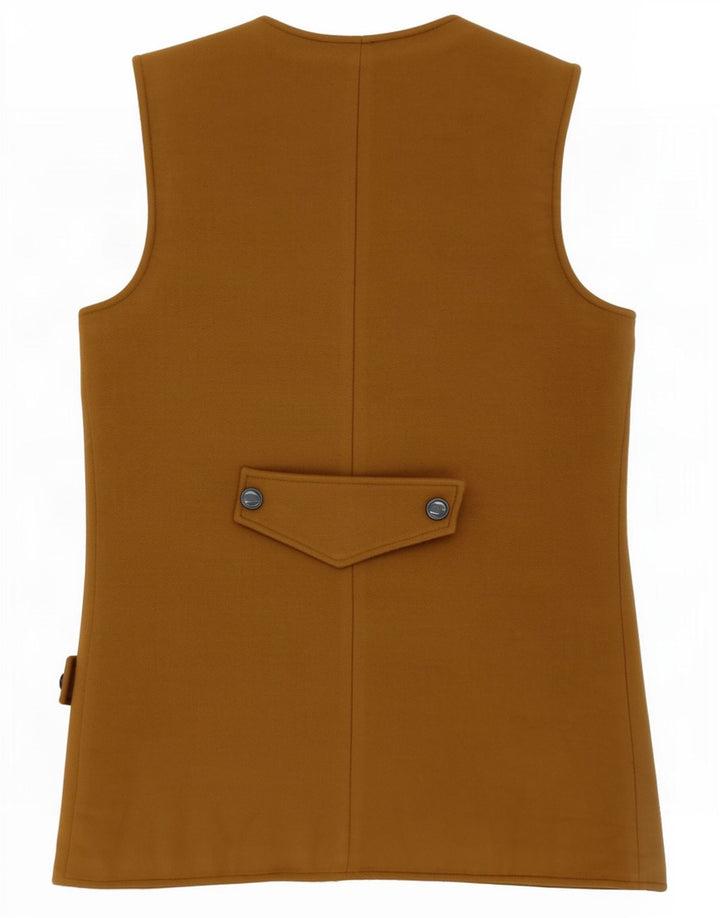 Vintage Womens Gilet UK 14 Medium Khaki
