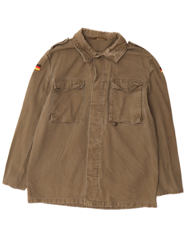 Vintage Mens Military Jacket UK 40 Large Khaki