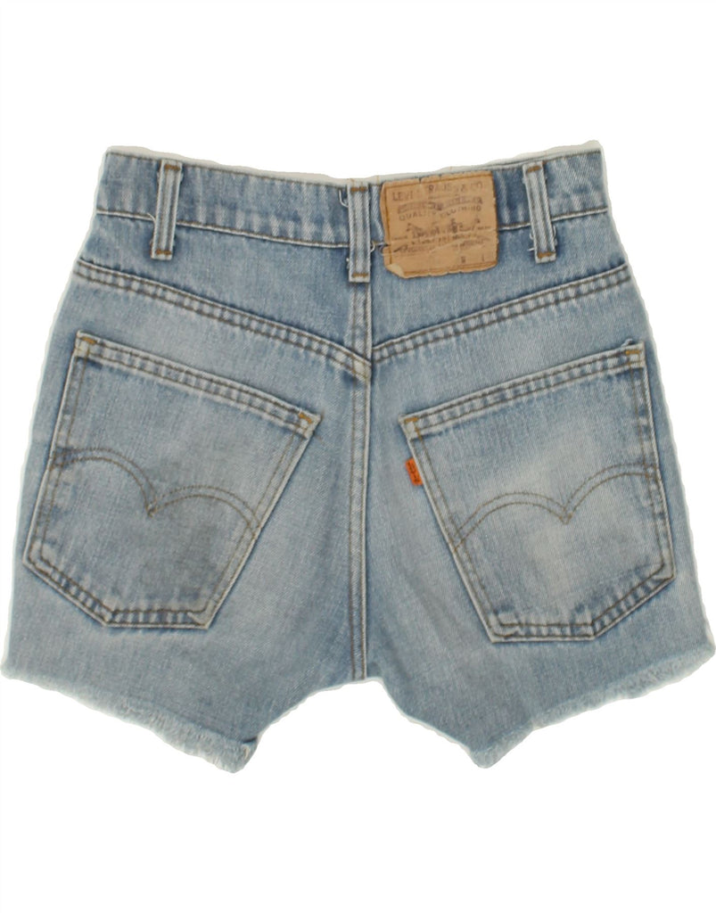 LEVI'S Womens Denim Shorts W28 Medium Blue | Vintage Levi's | Thrift | Second-Hand Levi's | Used Clothing | Messina Hembry 