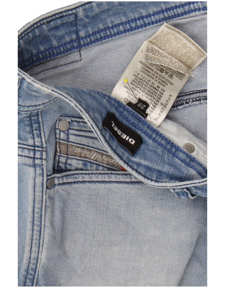 DIESEL Womens Denim Shorts W29 Medium Blue Cotton