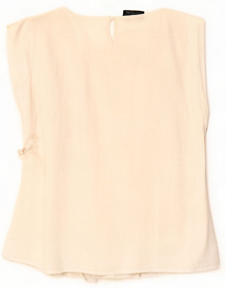 Max & Co. Womens Sleeveless Blouse Top UK 12 Medium White