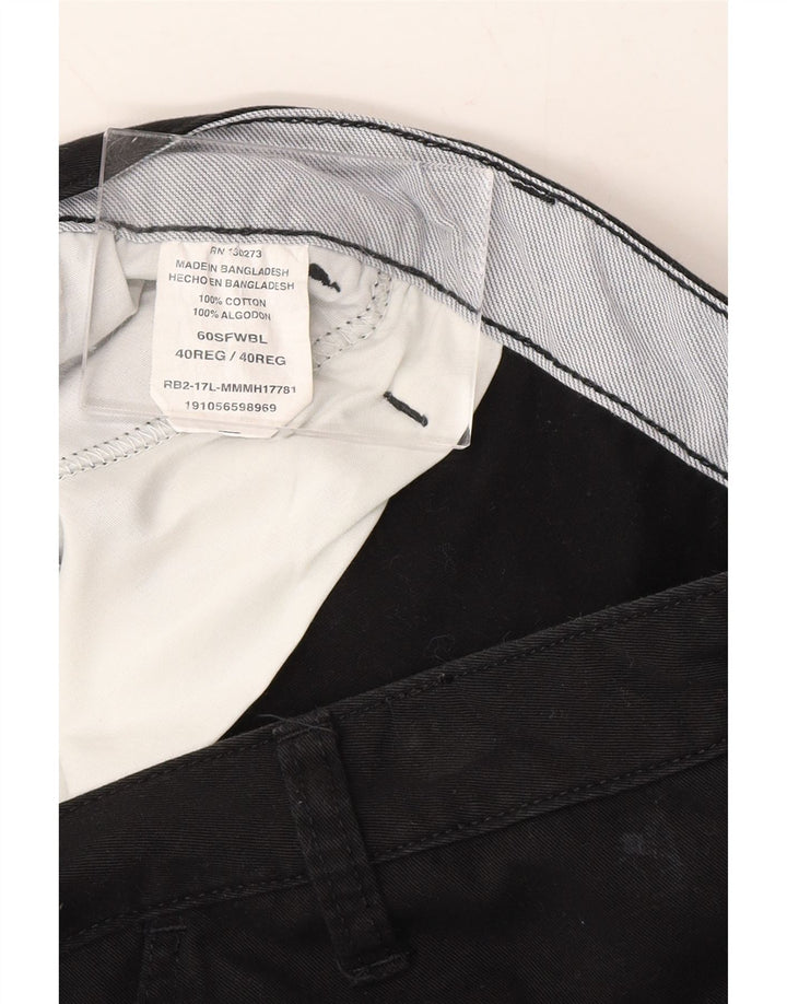 WRANGLER Mens Cargo Shorts W40 XL Black Cotton Vintage Wrangler and Second-Hand Wrangler from Messina Hembry 