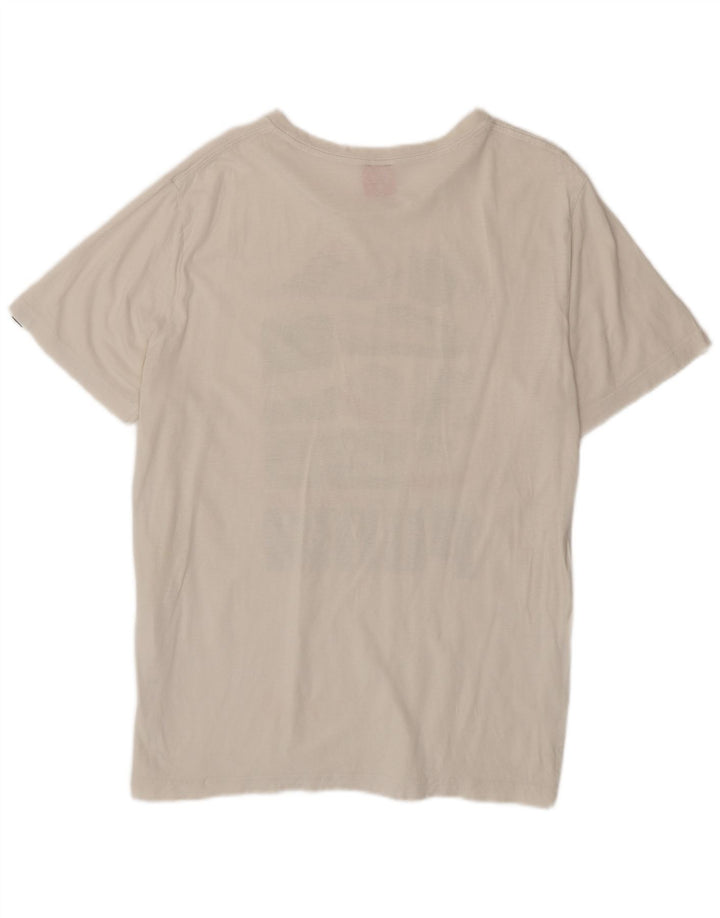 Puma Mens Graphic T-Shirt Top XL White