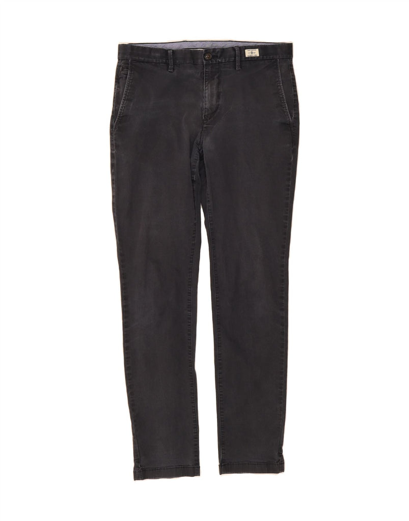 TOMMY HILFIGER Mens Slim Chino Trousers W34 L34 Black Cotton Vintage Tommy Hilfiger and Second-Hand Tommy Hilfiger from Messina Hembry 