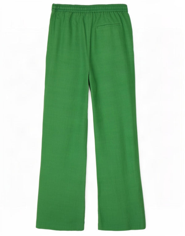 Zara Womens Wide Leg Trousers Medium W28 L29 Green