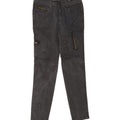 ZARA Womens Slim Cargo Trousers US 4 Small W28 L28 Black Vintage Zara and Second-Hand Zara from Messina Hembry 