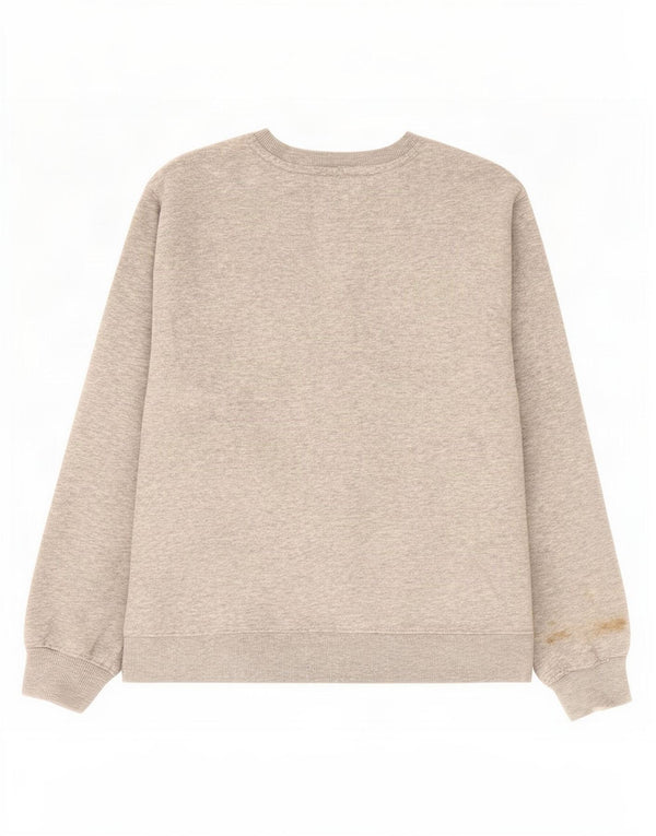 Marks & Spencer Womens Graphic Sweatshirt Jumper UK 10 Small Grey Flecked