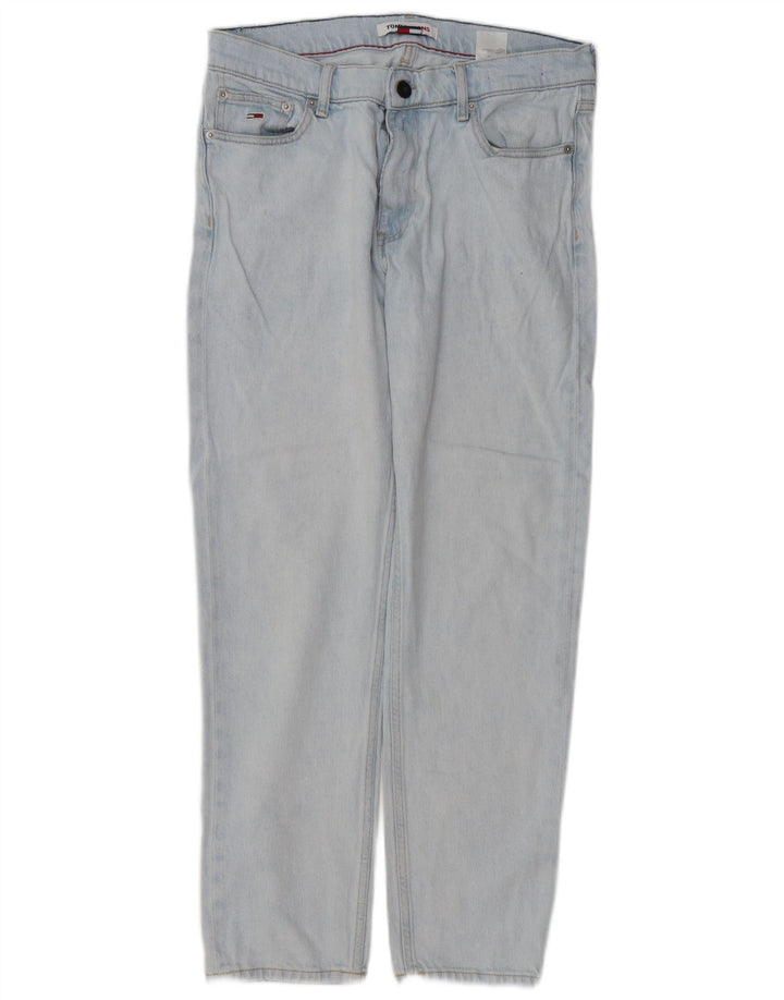 Tommy Hilfiger Mens Straight Jeans W31 L28 Blue Cotton