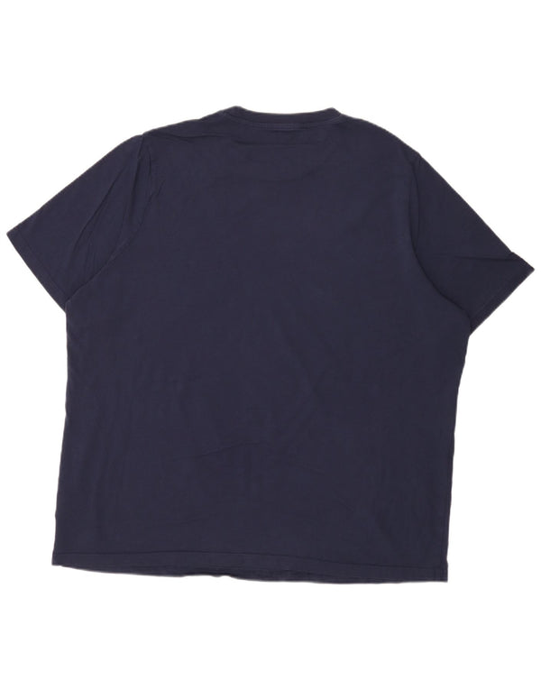 Puma Mens Graphic T-Shirt Top 2XL Navy Blue Cotton