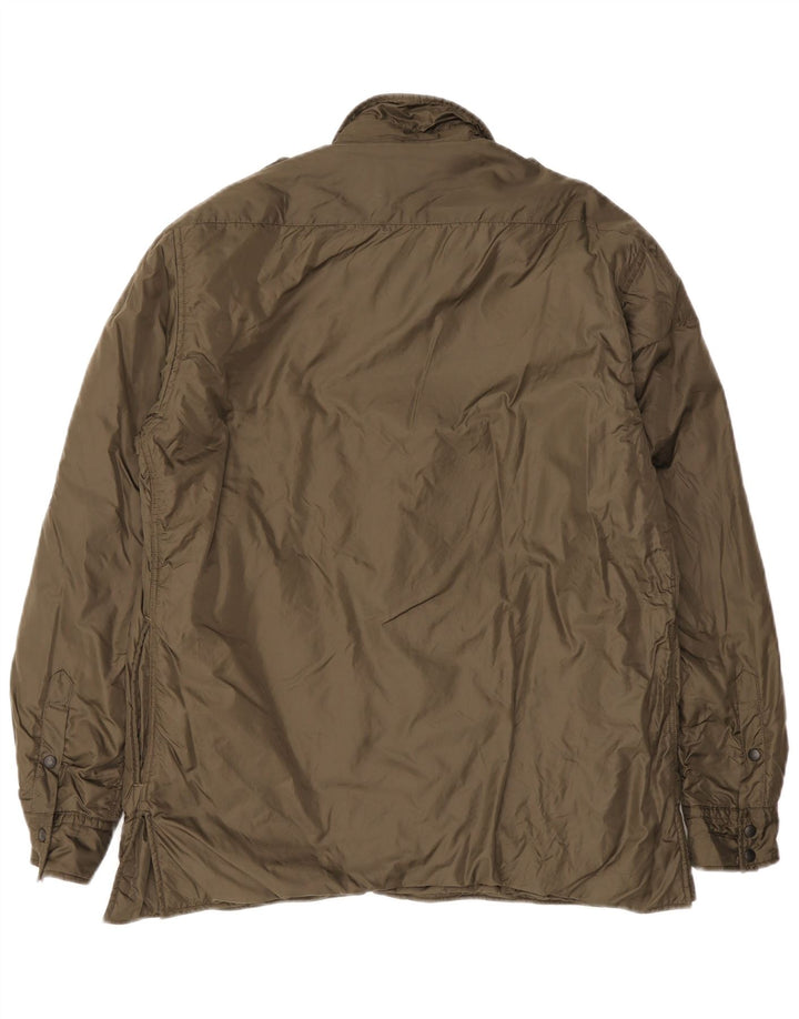 Aspesi Mens Military Jacket UK 38 Medium Khaki Nylon