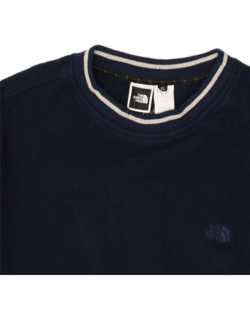 THE NORTH FACE Mens Sweatshirt Jumper XL Navy Blue Polyester | Vintage The North Face | Thrift | Second-Hand The North Face | Used Clothing | Messina Hembry 