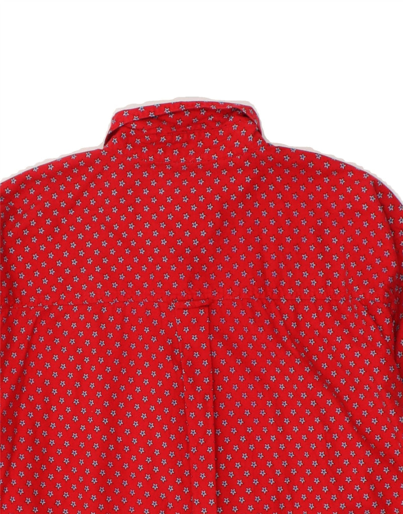 VINTAGE Mens Shirt XL Red Spotted Cotton Vintage Vintage and Second-Hand Vintage from Messina Hembry 