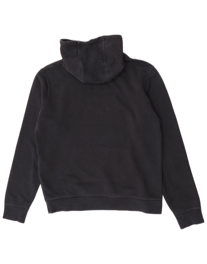 Nike Mens Graphic Hoodie Jumper Medium Black Cotton